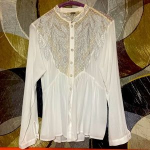 Gimmicks button up long sleeve top